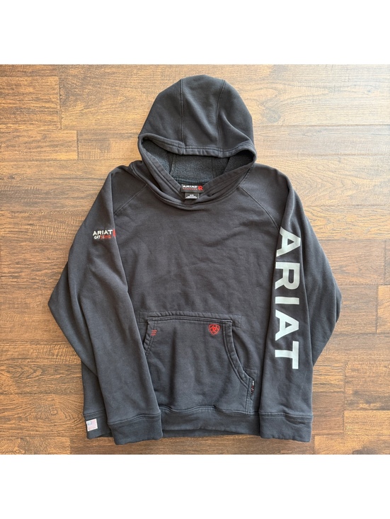 Ariat Other - Ariat CAT3 2112 FR Men Primo Fleece Hoodie Black Flame Resistant Sweatshirt M